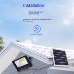 200W 300W 400W 800W Solar LED Garden Light Outdoor Waterproof Projection Solar Floodlight