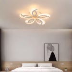 New Led Chandelier Living Room Bedroom Home Chandelier Modern Decoration Led Ceiling Chandelier Leaf-Shaped Interior Lighting